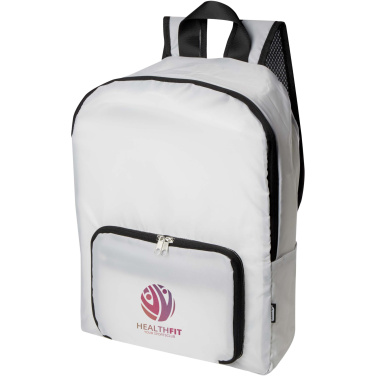 Logotrade promotional giveaway image of: EcoFold RPET foldable backpack 15L
