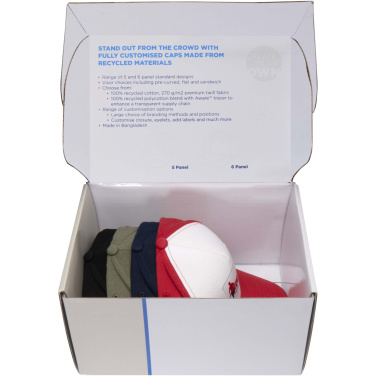 Logo trade advertising products picture of: Recycled caps sample box