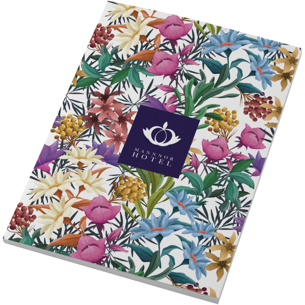 Logo trade promotional product photo of: Novella Austen A5 soft cover notebook - 50 sheets