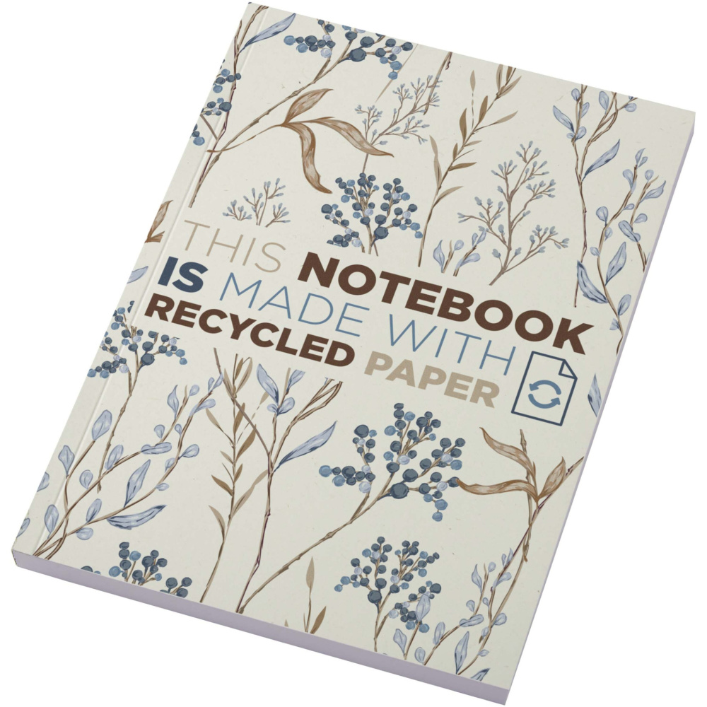 Logotrade promotional products photo of: Novella Austen A5 recycled soft cover notebook - 100 sheets