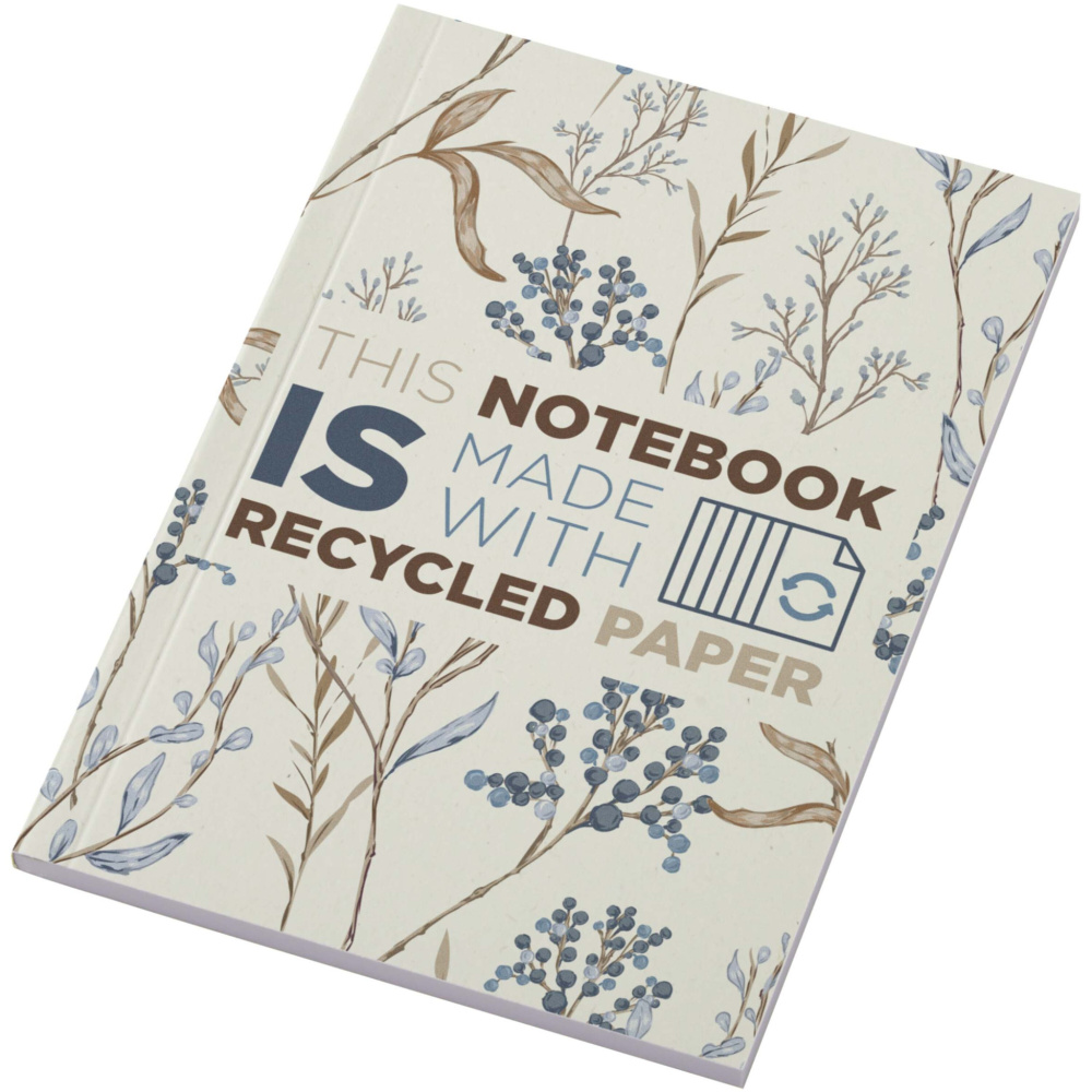 Logotrade advertising product picture of: Novella Austen A6 recycled soft cover notebook - 50 sheets