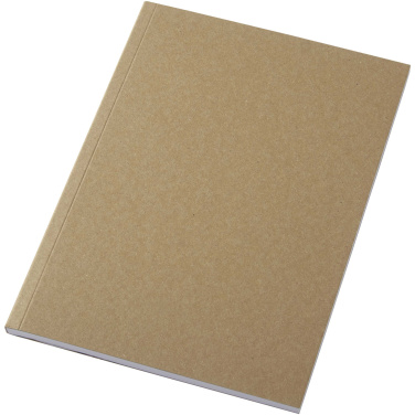 Logotrade advertising product image of: Novella Austen A5 recycled soft cover kraft notebook - 50 sheets