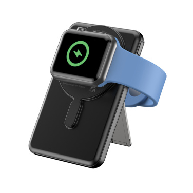 Logo trade corporate gifts image of: Urban Vitamin Redwood 5in1 5000mah 20W PD magnetic powerbank