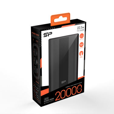 Logo trade promotional merchandise image of: POWER BANK SILICON POWER QP55 10000 MAH