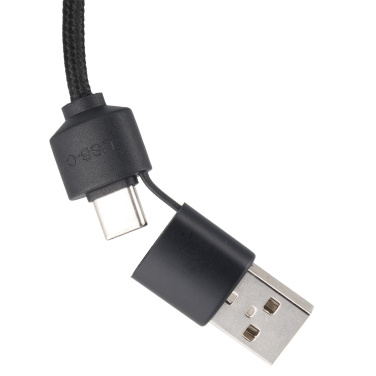 Logo trade promotional giveaway photo of: Cable 4in1 with illuminated logo - LH-ZM02