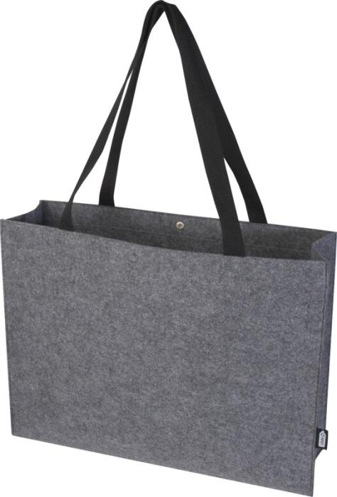 Logo trade promotional giveaways picture of: Felta GRS recycled felt gusset tote bag 20L