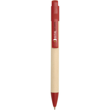 Logotrade promotional merchandise image of: Liliana sugarcane paper ballpoint pen (blue ink)