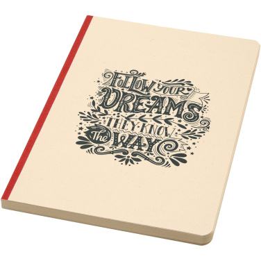 Logotrade promotional items photo of: Liliana A5 sugarcane and RPET soft cover notebook