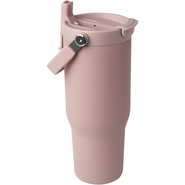 Logo trade promotional merchandise photo of: Bronx 900 ml RCS recycled stainless steel copper vacuum insulated tumbler with dual function lid