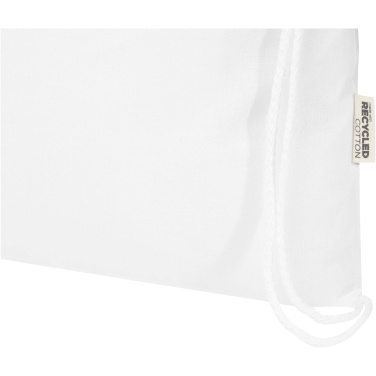 Logo trade promotional gift photo of: Oregon Blend 140 g/m² GRS recycled drawstring bag 5L