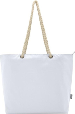 Logotrade advertising products photo of: Panama GRS recycled beach cooler tote bag with cord handles