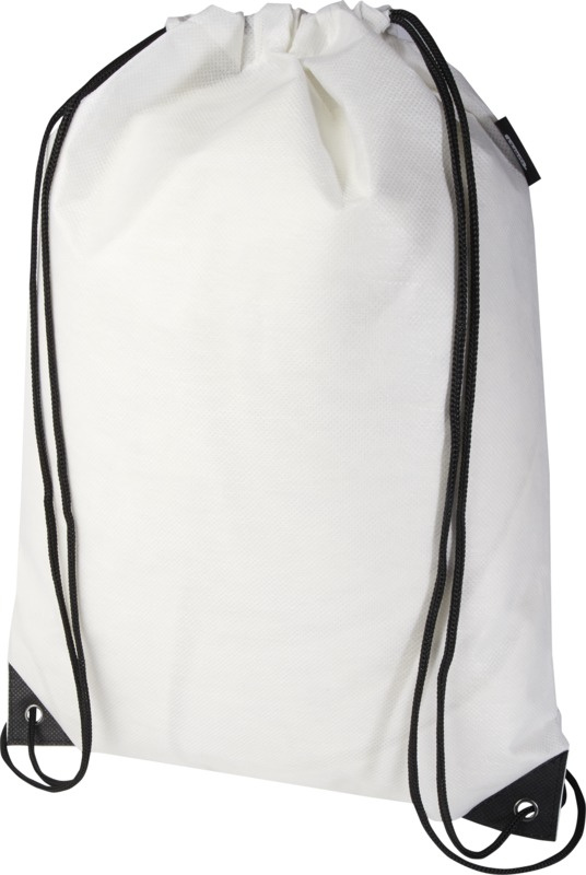 Logotrade advertising product picture of: Evergreen GRS recycled non-woven drawstring bag 5L