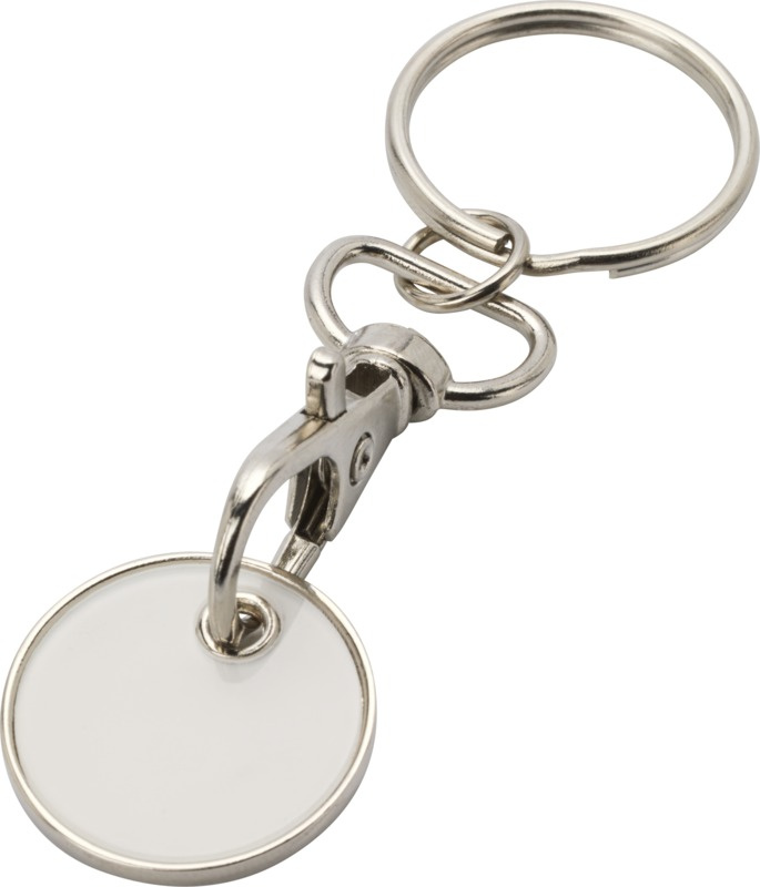 Logotrade promotional giveaway picture of: Rory keyring with trolley coin
