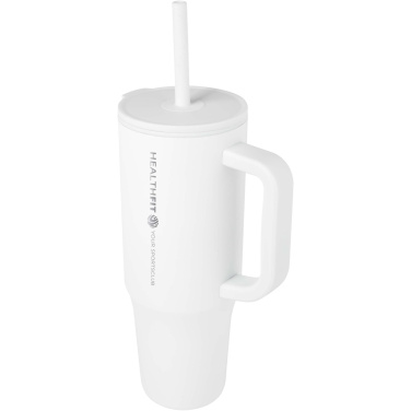 Logotrade advertising products photo of: Brady 900 ml RCS certified insulated tumbler with silicone straw