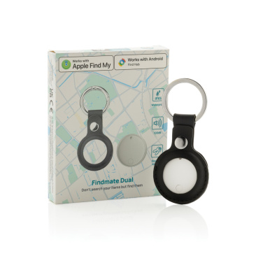 Logotrade promotional merchandise photo of: Findmate Dual RCS recycled plastic item finder IPX 5