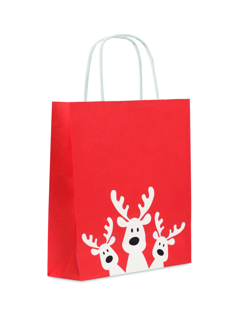 Logo trade advertising products picture of: Gift paper bag small