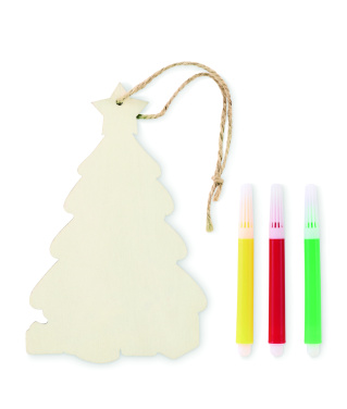 Logotrade promotional giveaway picture of: Christmas tree ornament