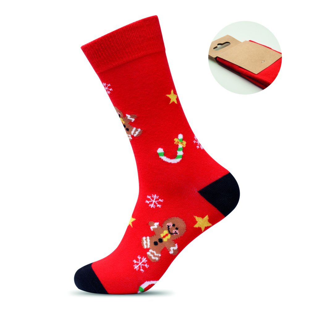 Logotrade advertising product image of: Pair of Christmas socks L