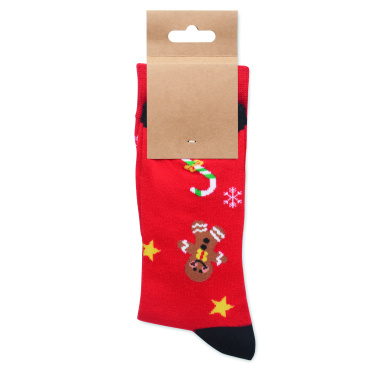 Logotrade promotional giveaway picture of: Pair of Christmas socks L