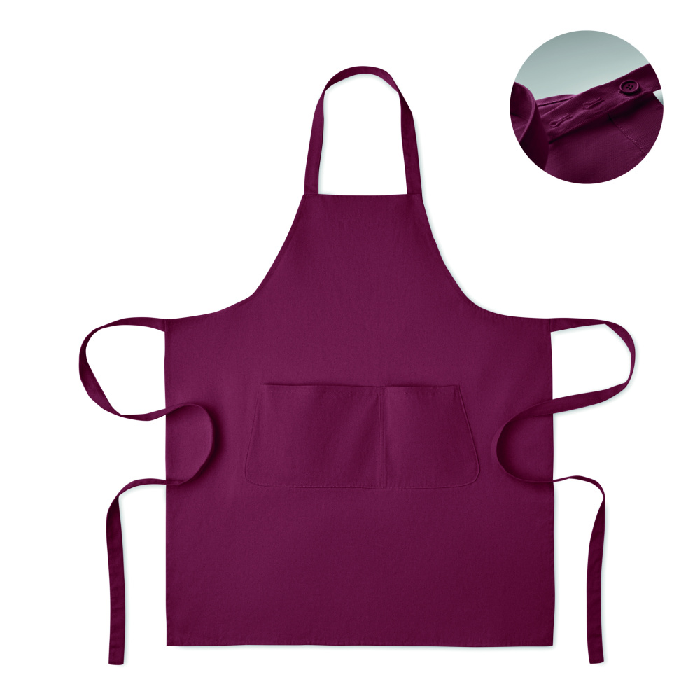 Logo trade corporate gifts picture of: Organic cotton apron 240 gr/m²