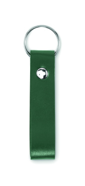 Logo trade promotional giveaway photo of: PU loop key ring
