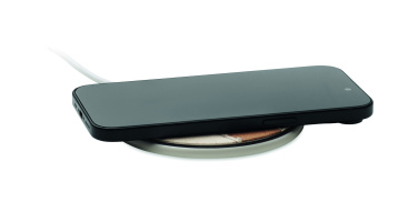 Logotrade promotional products photo of: Cork wireless charger 15W