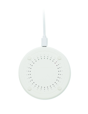 Logo trade promotional giveaways image of: Cork wireless charger 15W