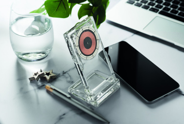 Logotrade corporate gift image of: Acrylic wireless charger 15W