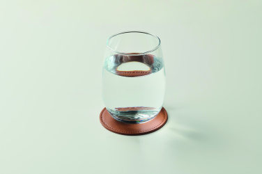 Logotrade promotional gift picture of: Round coaster in PU