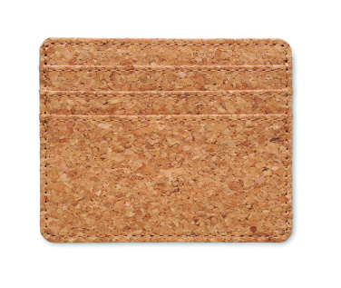 Logo trade promotional merchandise image of: Cork cardholder with RFID
