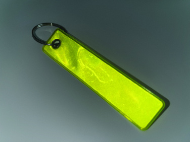 Logo trade corporate gifts image of: Reflective key ring in PVC