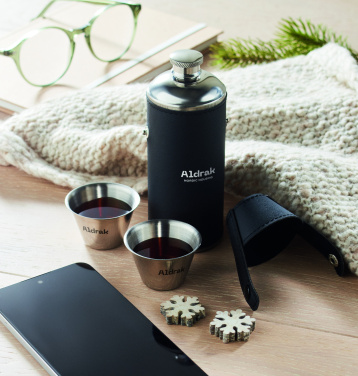 Logotrade promotional merchandise picture of: Hip flask with shot cups