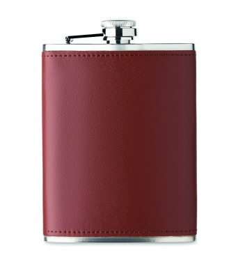 Logo trade advertising product photo of: Slim hip flask 200 ml