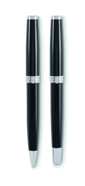 Logo trade promotional merchandise picture of: Ball pen and roller set