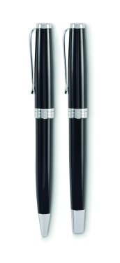 Logo trade business gift photo of: Ball pen and roller set