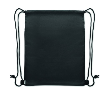 Logo trade advertising product photo of: Drawstring bag in 600D RPET