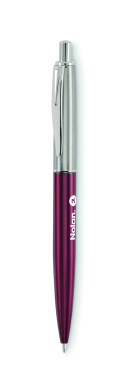Logo trade promotional item photo of: Push button pen in box