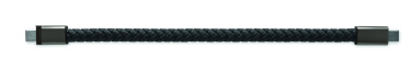 Logotrade promotional item picture of: Braided bracelet cable type-C