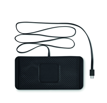 Logo trade corporate gifts picture of: Pad car wireless charger 15W