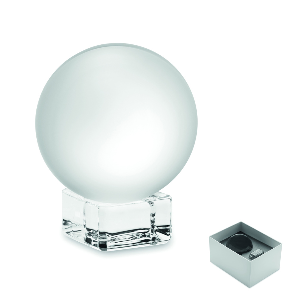 Logo trade promotional product photo of: Glass round award