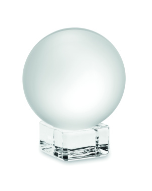Logo trade promotional gifts image of: Glass round award