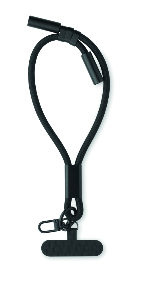 Logo trade business gifts image of: Charging phone wrist strap 60W