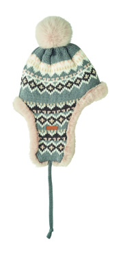 Logotrade promotional item picture of: Knitted beanie with ear flap