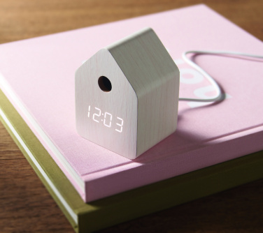 Logotrade promotional item picture of: MDF cuckoo alarm clock