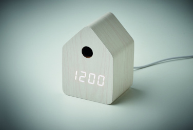 Logo trade promotional products picture of: MDF cuckoo alarm clock