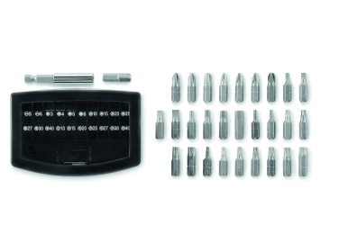 Logo trade promotional item photo of: 32 pcs screwdriver bit set