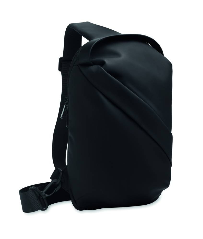 Logo trade promotional merchandise picture of: Cross chest bag in soft PU