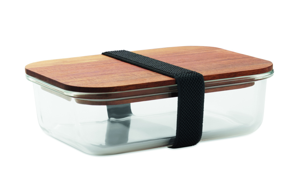 Logotrade promotional item picture of: Glass lunch box 800ml