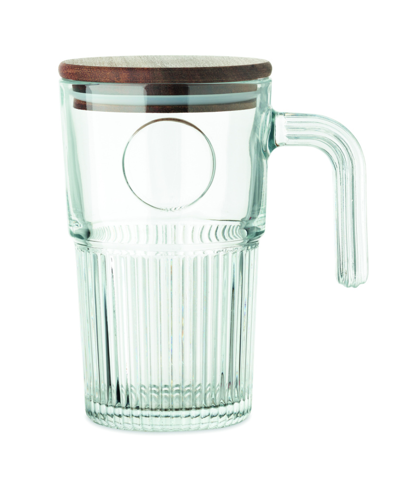 Logotrade promotional product picture of: Glass mug 450ml