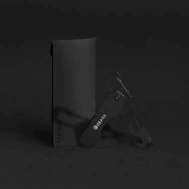 Logo trade promotional product photo of: Gear X foldable EDC tool with carabiner and parcel cutter